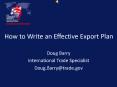 How to Write an Effective Export Plan PowerPoint PPT Presentation