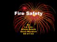 Fire Safety PowerPoint PPT Presentation