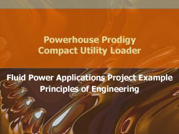 Powerhouse Prodigy Compact Utility Loader