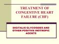 TREATMENT OF CONGESTIVE HEART FAILURE (CHF) PowerPoint PPT Presentation