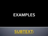 SUBTEXT: