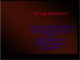 Group behavior PowerPoint PPT Presentation