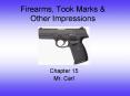 Firearms, Took Marks PowerPoint PPT Presentation