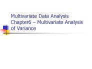 Multivariate Data Analysis Chapter6 