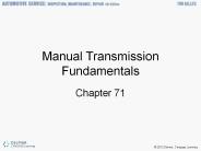 Manual Transmission Fundamentals