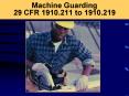 Machine Guarding 29 CFR 1910.211 to 1910.219 PowerPoint PPT Presentation