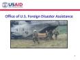 Office of U.S. Foreign Disaster Assistance PowerPoint PPT Presentation