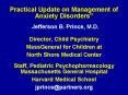 Practical Update on Management of Anxiety Disorders PowerPoint PPT Presentation
