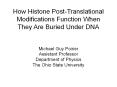 How Histone Post-Translational Modifications Function When They Are Buried Under DNA PowerPoint PPT Presentation