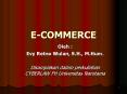 E-COMMERCE PowerPoint PPT Presentation