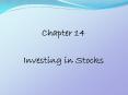 Investing in Stocks PowerPoint PPT Presentation