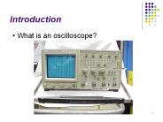 Theory Of Oscilloscope