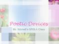 Poetic Devices PowerPoint PPT Presentation