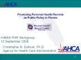Promoting Personal Health Records as Public Policy in Florida PowerPoint PPT Presentation