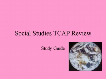Social Studies TCAP Review