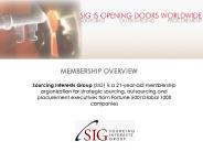 MEMBERSHIP OVERVIEW