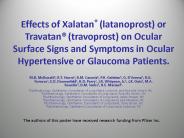 Effects of Xalatan