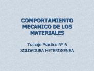 COMPORTAMIENTO MECANICO DE LOS MATERIALES