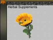 Herbal Supplements