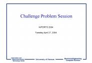 Challenge Problem Session