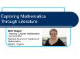 Exploring Mathematics Through Literature PowerPoint PPT Presentation