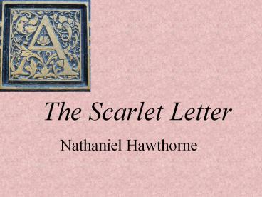 The Scarlet Letter
