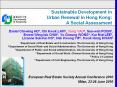 Sustainable Development in       Urban Renewal in Hong Kong:                A Social Assessment PowerPoint PPT Presentation
