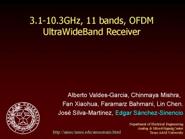 Frequency Synthesizer Design