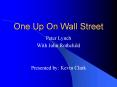 One Up On Wall Street PowerPoint PPT Presentation