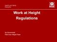 Work at Height Regulations PowerPoint PPT Presentation