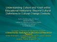 Understanding Culture and Youth within Educational Institutions: Beyond Cultural Definitions to Cultural Change Contexts PowerPoint PPT Presentation