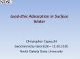 Lead-Zinc Adsorption in Surface Water PowerPoint PPT Presentation