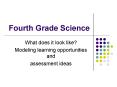 Fourth Grade Science PowerPoint PPT Presentation
