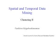 Spatial and Temporal Data Mining