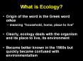 What is Ecology? PowerPoint PPT Presentation