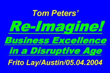 Tom Peters
