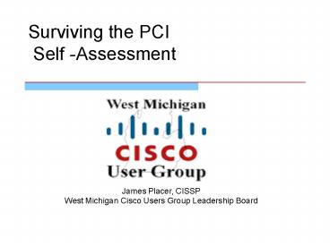 Payment Card Industry Data Security Standards