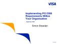 Implementing PCI DSS Requirements Within Your Organisation PowerPoint PPT Presentation