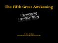 The Fifth Great Awakening PowerPoint PPT Presentation