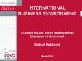 INTERNATIONAL BUSINESS ENVIRONMENT PowerPoint PPT Presentation