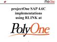 projectOne SAP 4.6C PowerPoint PPT Presentation
