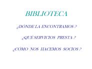 BIBLIOTECA