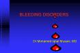 BLEEDING DISORDERS PowerPoint PPT Presentation