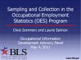 Sampling and Collection in the Occupational Employment Statistics (OES) Program PowerPoint PPT Presentation
