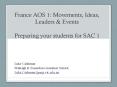 France AOS 1: Movements, Ideas, Leaders PowerPoint PPT Presentation