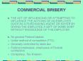 COMMERCIAL BRIBERY PowerPoint PPT Presentation