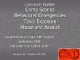 Curriculum Update: Crime Scenes Behavioral Emergencies Toxic Exposure Abuse and Assault PowerPoint PPT Presentation