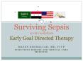 Surviving Sepsis 2008 Guidelines Early Goal Directed Therapy PowerPoint PPT Presentation