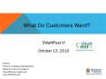 What Do Customers Want? PowerPoint PPT Presentation