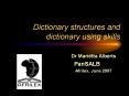 Dictionary structures and dictionary using skills PowerPoint PPT Presentation